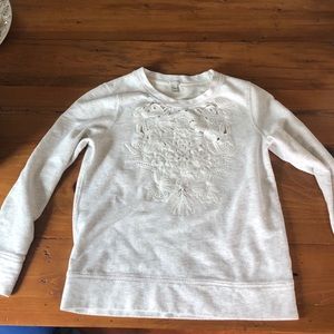 J. Crew embellished sweatshirt